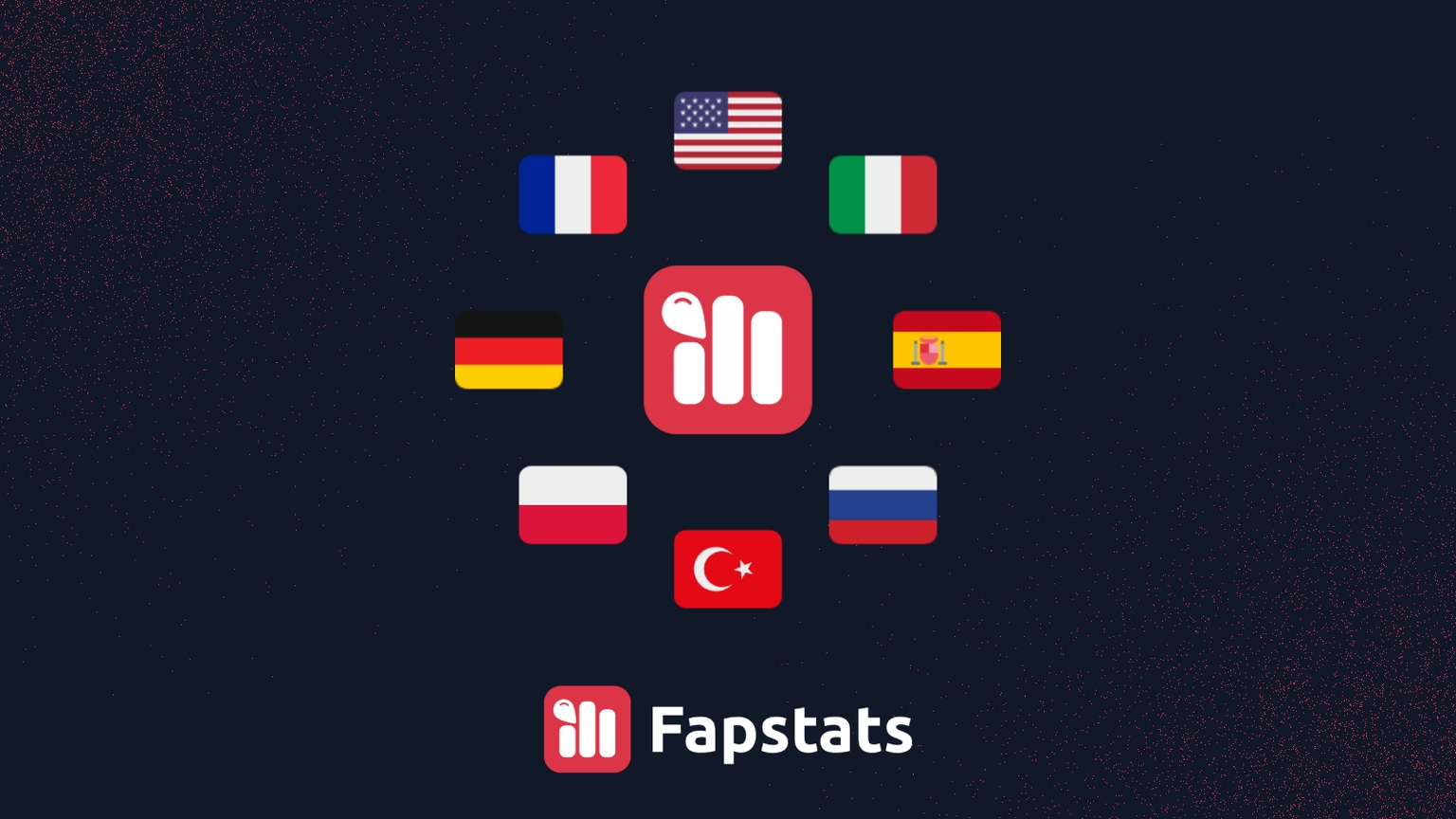 Fapstats wird mehrsprachig: Jetzt in 8 Sprachen verfügbar!